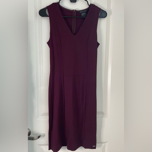 A|X Armani Exchange V-neck Sleeveless Dress - Picture 1 of 12